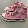 Converse Shoes | Girls Pink Converse High Tops | Color: Pink/White | Size: 12g