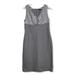 J. Crew Dresses | J.Crew Silk/Cotton Cowl Neck Sheath Dress Grey 4 | Color: Gray | Size: 4