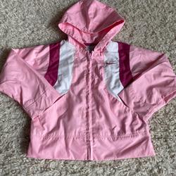 Nike Jackets & Coats | Girls Nike Pink Jacket | Color: Pink/White | Size: 4tg