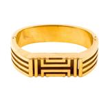 Tory Burch Jewelry | Euc Tory Burch Fitbit Hinged Bracelet Gold | Color: Gold | Size: Os