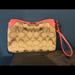 Coach Bags | Authentic Coach Wristlet:Peach/Classic Coach Beige | Color: Tan | Size: Os