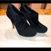 Jessica Simpson Shoes | Black Suede Jessica Simpson Platform Pump | Color: Black | Size: 10