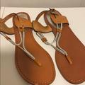 Coach Shoes | Coach Sandals | Color: Brown/Silver | Size: 8.5