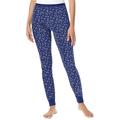 Plus Size Women's Thermal Pant by Comfort Choice in Evening Blue Stars (Size L) Long Underwear Bottoms