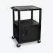 Tuffy Luxor Book Cart Plastic in Black | 42.5 H x 24 W x 18 D in | Wayfair WT42C2