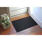 Matterly WaterHog Indoor Outdoor Door Mat Synthetics in Black | 0.37" H x 35" W x 23" D | Wayfair 20642540023