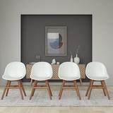 Hokku Designs Ahsun Eucalyptus Patio Dining Side Chair Wood in Brown | 33 H x 20.5 W x 24 D in | Wayfair 316302EA83EB4ABDA3AA1A7577976C4B