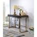 Everly Quinn Desk Wood/Metal in Brown | 30 H x 44 W x 19 D in | Wayfair 39A293A3DABB4618AE67089F434CB4D2