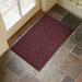 Matterly Waterhog Lattice Indoor Outdoor Door Mat red/white, Rubber in Bordeaux | 0.375" H x 36" W x 24" D | Wayfair 20783600023