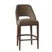 Fairfield Chair Darien Bar & Counter Stool Wood/Upholstered in Brown | 44.5 H x 21 W x 24.5 D in | Wayfair 5026-07_ 3157 73_ Walnut