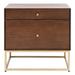 Everly Quinn Monadnoc 2 - Drawer Nightstand Wood in Brown | 24.21 H x 24.21 W x 18.35 D in | Wayfair 97B9E92ED10D4179A041B8948AB48A40