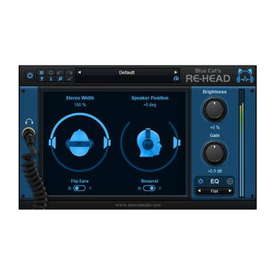 Blue Cat Audio Re-Head Head Response Simulator for Headphones (Download) 11-31463