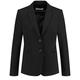 Gerry Weber Damen Met Lange Mouwen Blazer, Schwarz, 46