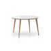 Corrigan Studio® Ambervale Dining Table Wood/Glass in White | 30 H x 35 W x 35 D in | Wayfair 0EF8AC1584BA4B8FAC5B5BFA3D2BED1D
