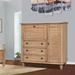 One Allium Way® Searcy 3 Drawer Combo Dresser Wood in Brown | 45 H x 50 W x 21 D in | Wayfair 535A360FEB734DB49626E6A5EFD60942