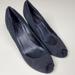 J. Crew Shoes | J. Crew Made In Italy Wedge Open Toe Black Suede | Color: Black | Size: 7.5