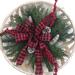 The Holiday Aisle® Tray 20" Wood Wreath Wood/Twig in Brown/Green/Red | 5 H x 20 W x 20 D in | Wayfair 543DC08D0A244BC2B15A967B82544502