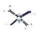 Columbus Blue Jackets Split Stick Team Home Ceiling Fan