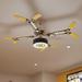 Boston Bruins Double Stick Team Home Ceiling Fan