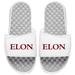 Men's ISlide White Elon Phoenix Wordmark Slide Sandals