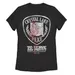 Juniors' Friday The 13th Crystal Lake Police Badge Graphic Tee, Girl's, Size: XXL, Black