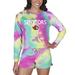 Women's Concepts Sport Ottawa Senators Velodrome Tie-Dye Long Sleeve Top & Shorts Set