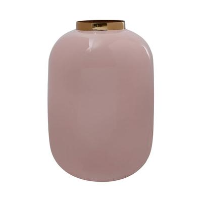 Gallazzo Vase with love to detail - 16cmx16cmX25cm Hellrosa / Gold Image