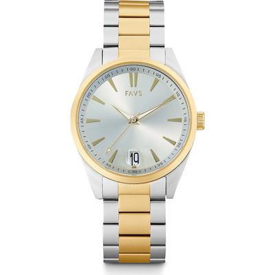 FAVS - Herrenuhr Edelstahl Herrenuhren 1 ct Damen (71.59 € / 1 ct)