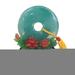 Feng Shui Import Peony Flower Sculpture Stone in Blue/Gray/Green | 9.5 H x 7.5 W x 4 D in | Wayfair 5192