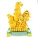 Bungalow Rose Wu Lou for Year of Rooster Figurine Resin, Rubber in Yellow | 8 H x 6 W x 4 D in | Wayfair C67B1EFE25EB4B25A40F4382118048E3