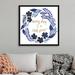 Gracie Oaks Cobalt Inspirations Collection H by Grace Popp - Textual Art on Canvas in Brown | 38 H x 38 W x 1.75 D in | Wayfair