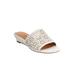 Wide Width Women's The Capri Mule by Comfortview in White (Size 10 W)