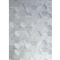 Zambaiti Parati Lamborghini Hexagon Silver Metallic Fabric Wallpaper Geometric 3D Vinyl in Gray | 27.6 W in | Wayfair Z44810