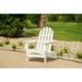 Three Posts™ Hartington Adirondack Chair Plastic/Resin in White | 35 H x 29 W x 36 D in | Wayfair EB897A3124874D709B2C84A81C118F85