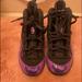Nike Shoes | Black And Purple Foamposites | Color: Black/Purple | Size: 2.5bb