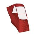 Tubayia Pushchair Rain Cover Wind Protection Waterproof Rain Cover for Buggies and Pushchairs (Wine Red)