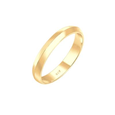 Elli - Paaring Basic Trend Stapelring 925 Silber Ringe 1 ct Damen