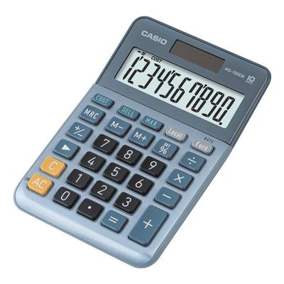 CASIO Tischrechner »MS-100EM« blau, 10.1x2.8x14.9 cm