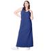 Plus Size Women's Sleeveless Knit Maxi Dress by ellos in Rich Indigo (Size 38/40)