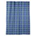 East Urban Home Dallas Football Plaid Room Darkening Thermal Rod Pocket Single Curtain Panel Polyester in Green/Blue | 84 H in | Wayfair