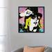 East Urban Home Tom Petty by MR BABES - Painting Print Canvas in Black/Pink | 26 H x 26 W x 1.5 D in | Wayfair DD42F81A990E4E82B8C71F5723D9674B