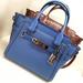 Coach Bags | Coach Swagger 21 Satchel Pebble Leather Bag | Color: Blue | Size: Os
