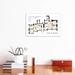 East Urban Home The Apartments from Friends by TV Floorplans & More - Graphic Art Print Canvas in Gray/White | 12 H x 18 W x 1.5 D in | Wayfair