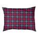 East Urban Home New England Football Luxury Indoor Pillow Metal in Red/Blue/White | 5 H x 40 W x 5 D in | Wayfair 0C8E843189F249CEA57E323D54143F31