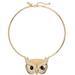 Kate Spade Jewelry | Kate Spade Into The Woods Owl Statement Collar Necklace | Color: Black/Gold | Size: Os