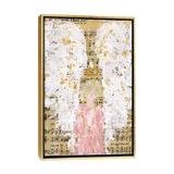 East Urban Home How Great Thou Art Blonde by Ashley Bradley - Painting Print Canvas/Metal in Brown/Green/Pink | 40 H x 26 W x 1.5 D in | Wayfair
