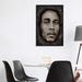 East Urban Home Bob Marley by Ben Heine - Graphic Art Print Canvas/Metal in Black/Green | 40 H x 26 W x 1.5 D in | Wayfair