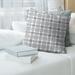 East Urban Home Las Vegas Football Luxury Square Pillow Cover, Spun Polyester in White | 16 H x 16 W x 0.2 D in | Wayfair