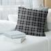 East Urban Home Las Vegas Football Luxury Square Pillow Cover, Spun Polyester in Black | 16 H x 16 W x 0.2 D in | Wayfair