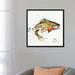 East Urban Home Jumping Trout Good by Dean Crouser - Painting Print Canvas in Green/White | 26 H x 26 W x 1.5 D in | Wayfair